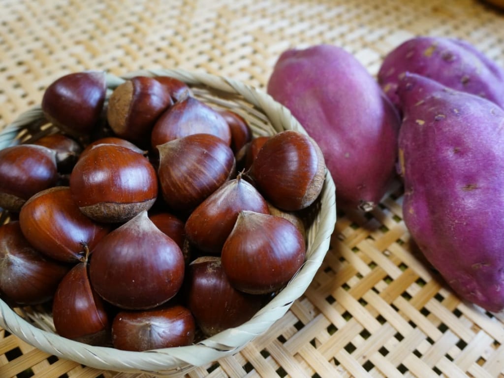 さつまいもと栗